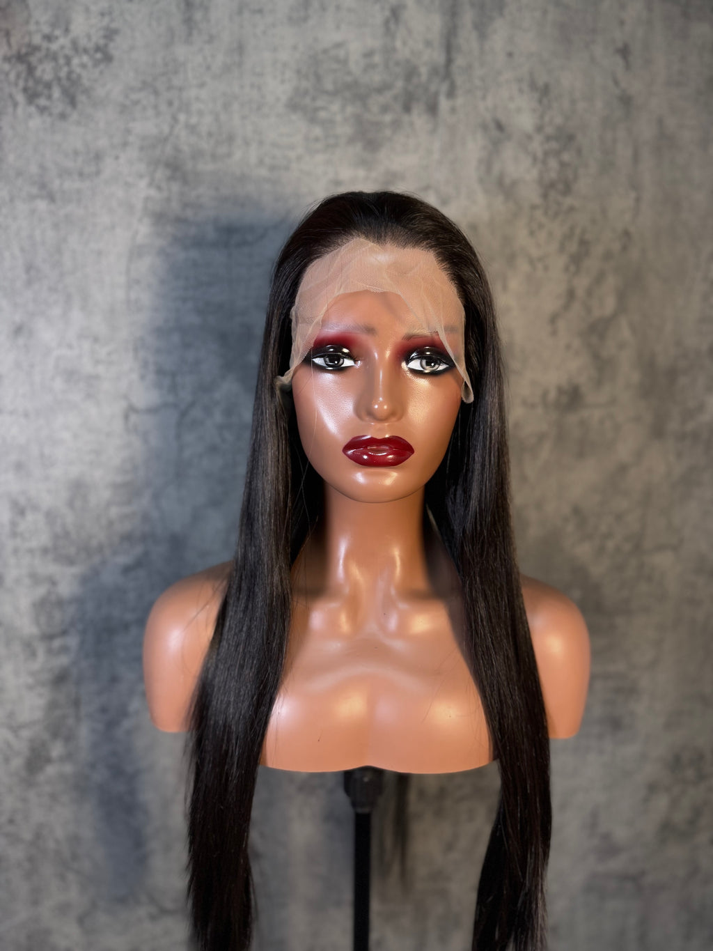 Blend hair premium jet black straight