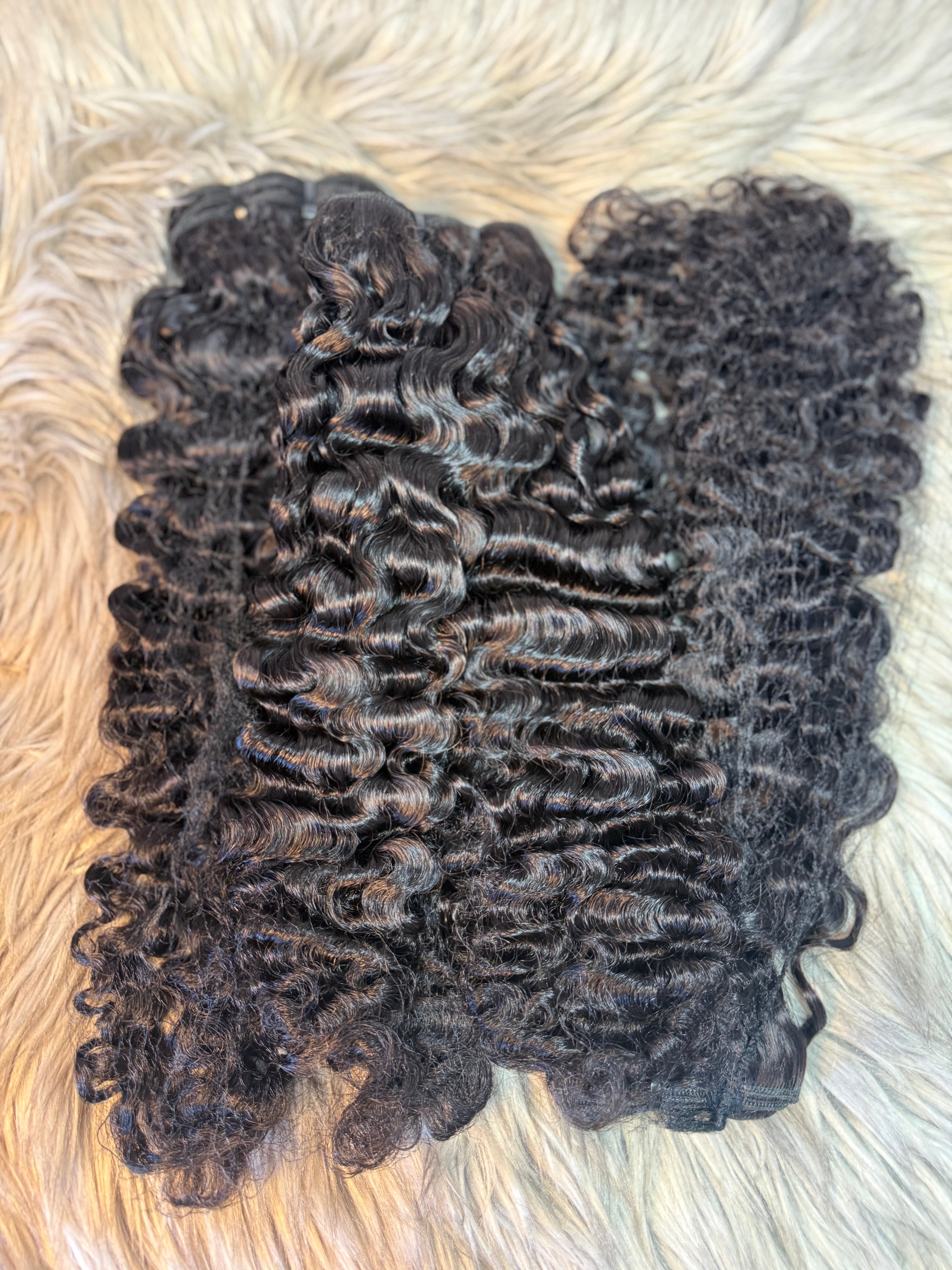 3 boules de tissage burmese curly