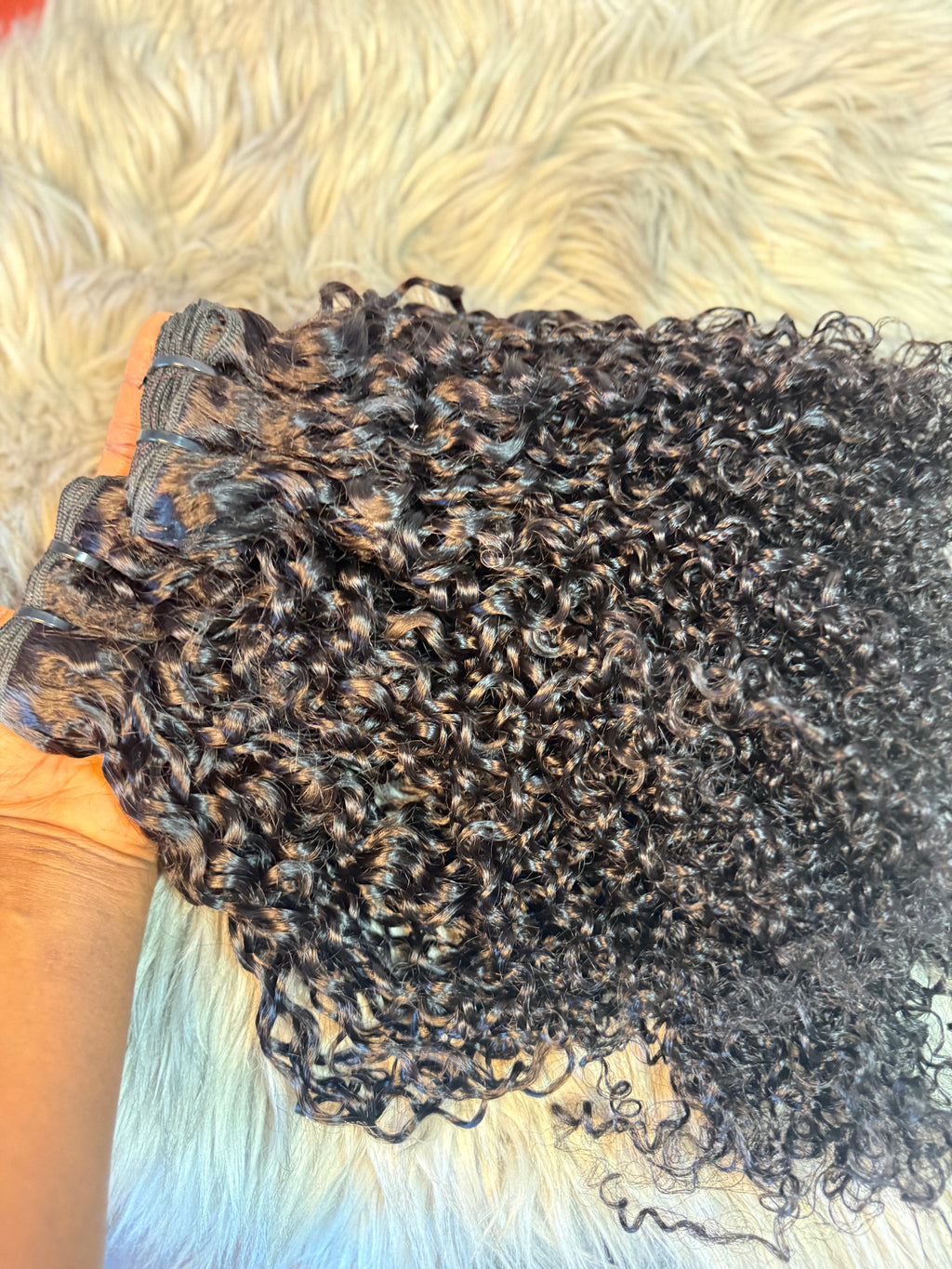 3 boules de tissage water wave