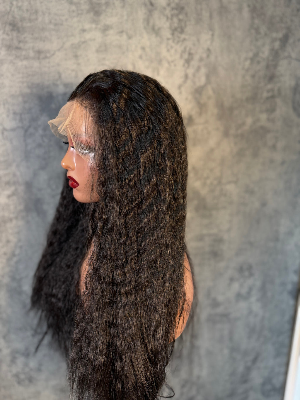 Blend hair premium kinky straight
