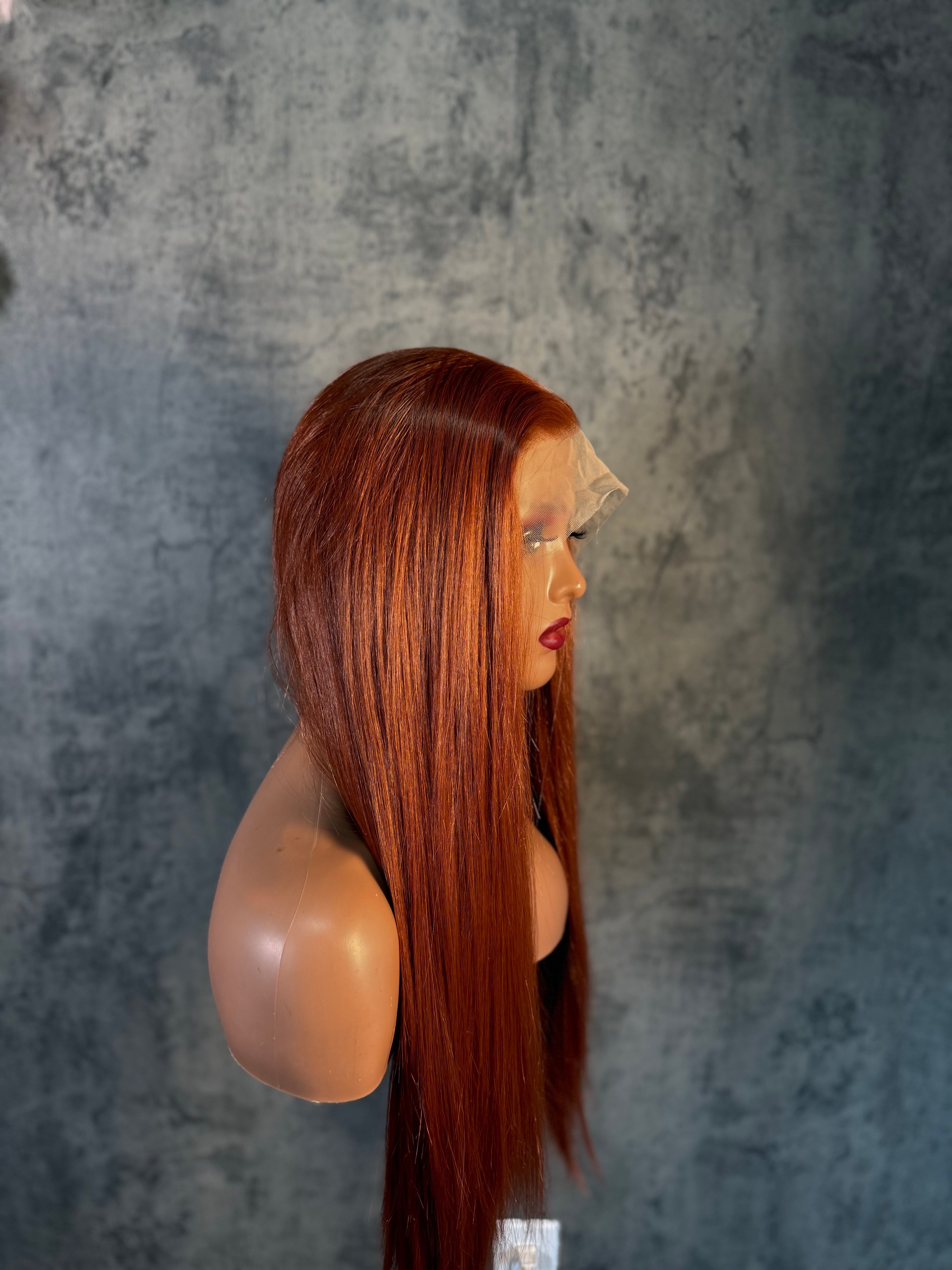 Blend hair premium ginger straight