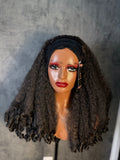 Perruque bandeau afro