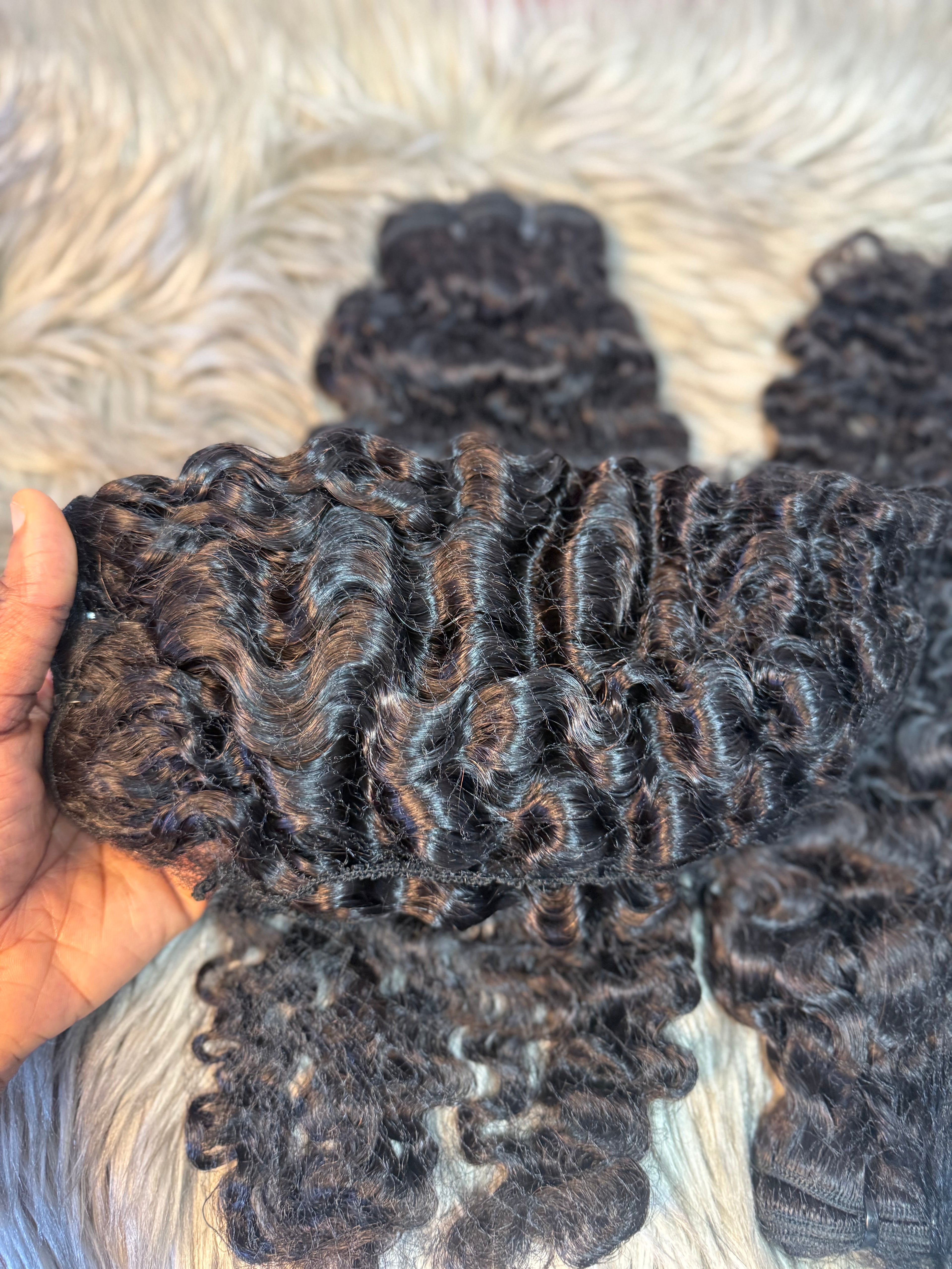 3 boules de tissage burmese curly