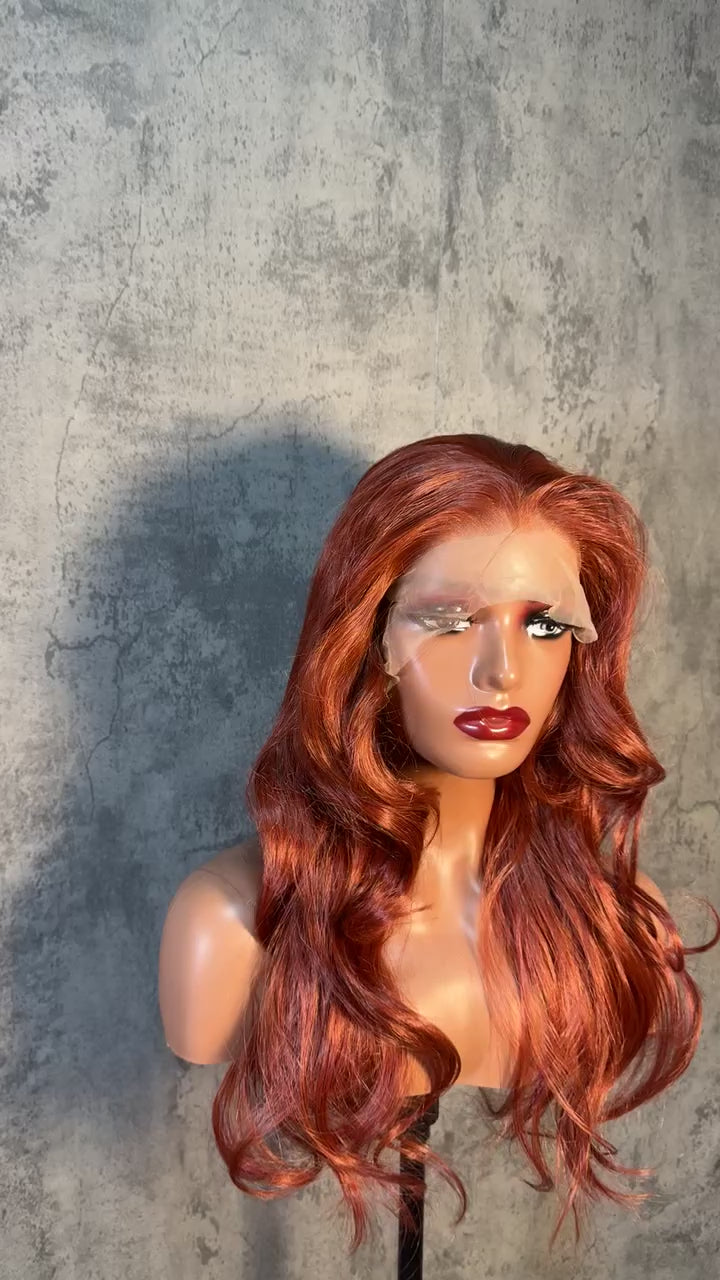 Blend hair premium ondulé ginger